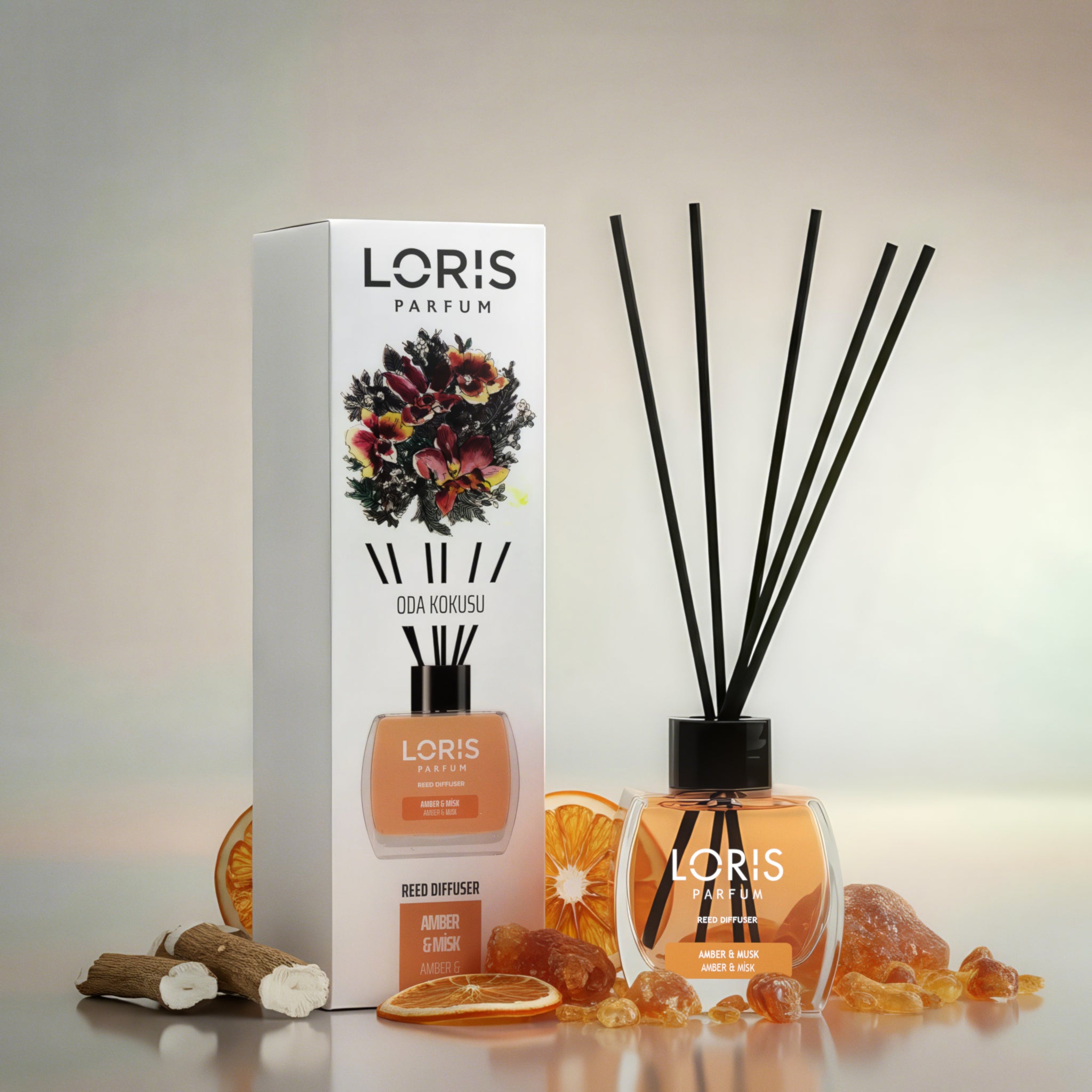 Reed Diffuser Amber & Musk 120 mL