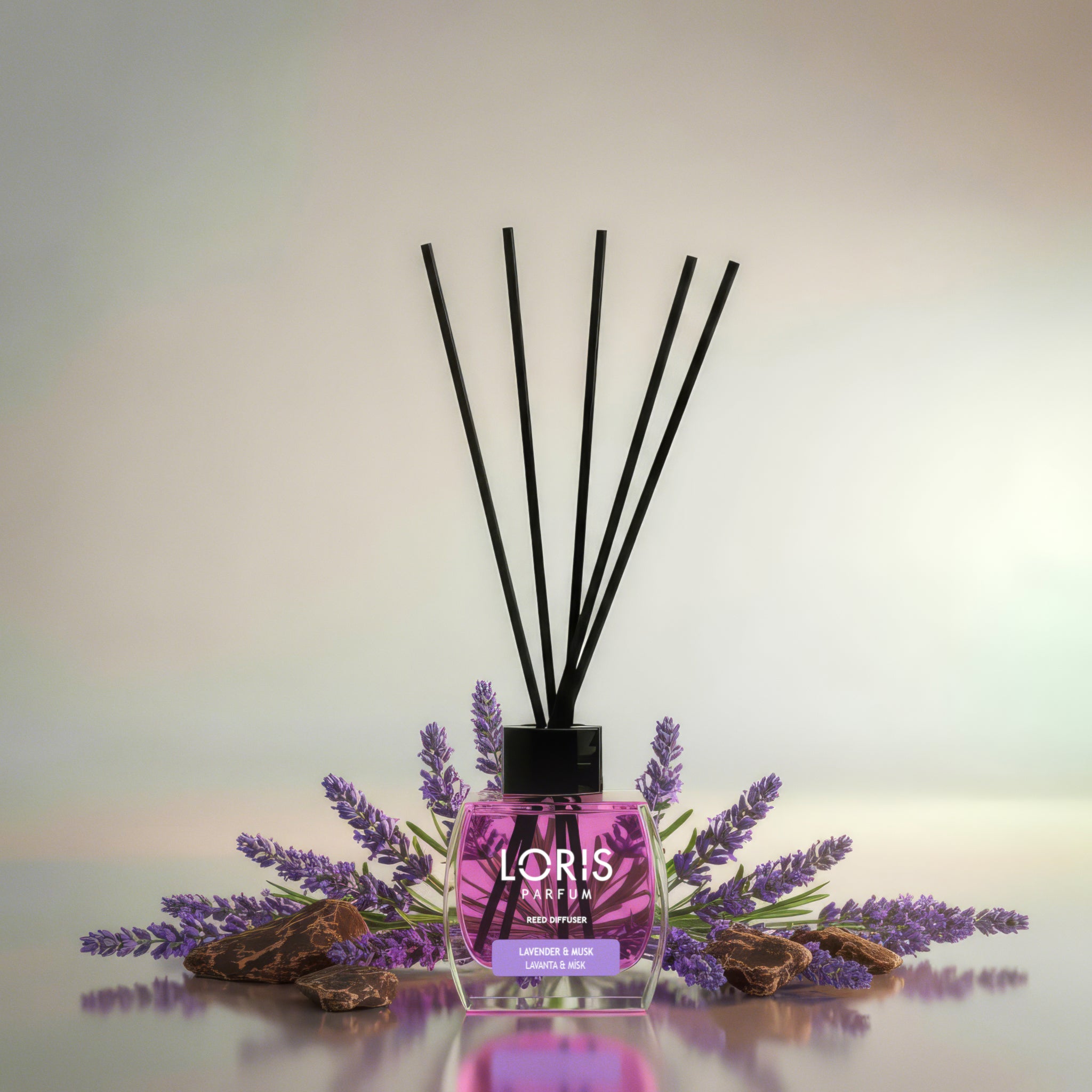 Diffuseur à bâtonnets Lavande et Musc 120 ml