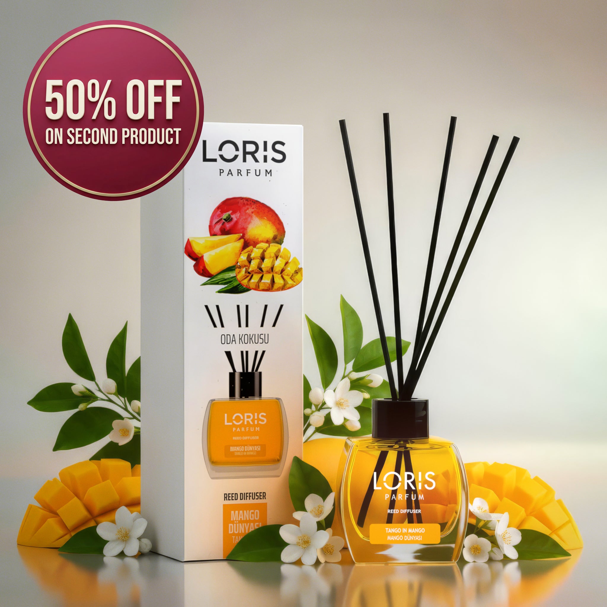 Diffuseur à bâtonnets Tango à la mangue 120 ml