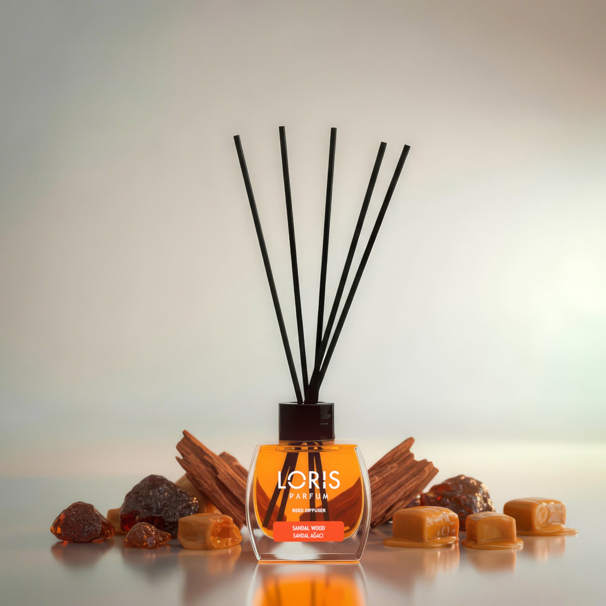 Diffuseur à bâtonnets au bois de santal 120 ml